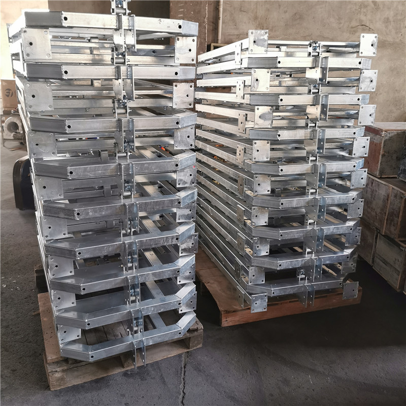Galvanized steel suspended platforms deliver