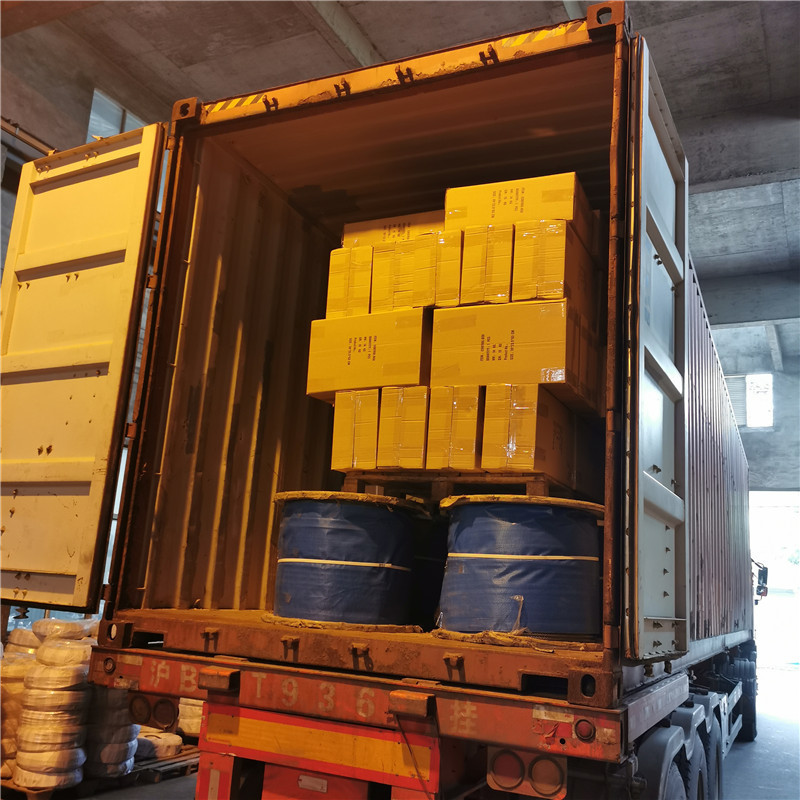 Accessories for suspended platforms such as electric power cable,safety locks, and steel wore ropes loads container.