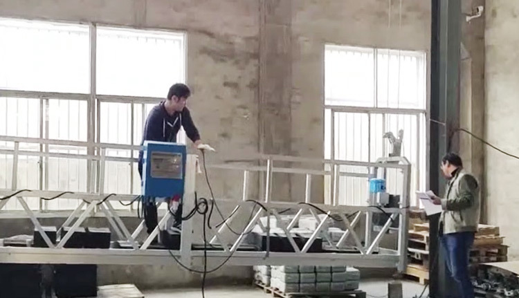 Overall Testing of Electric Hoist Suspended Platform